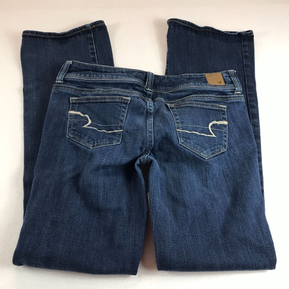 American Eagle Outfitters Women's Skinny Jeans - Dark Blue